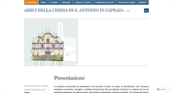 Desktop Screenshot of amicidisantoniocapraia.com